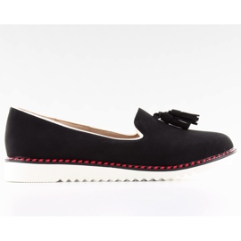 Lordsy loafers med klädsel 9014 Svart