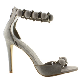 Sandaler på nål Roliga bollar LE022 Grå