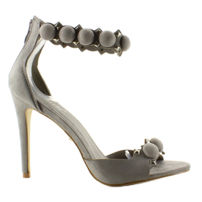 Sandaler på nål Roliga bollar LE022 Grå