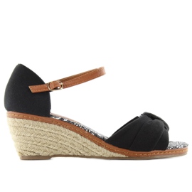 Espadrilles 883-31 svarta sandaler