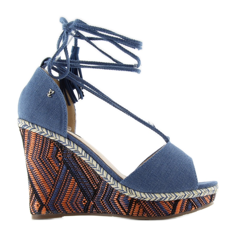 Kilsandaler knutna till fotleden 2075 blå