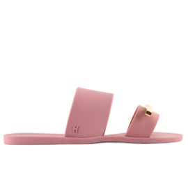 Eleganta tofflor meliski KM123 D. peach rosa