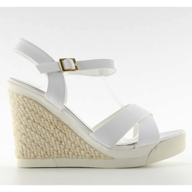 Wedge Sandals Sport Sole Af-8671 vit