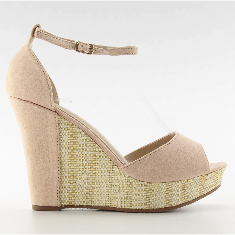 Sandaler på en unik kil 028 rosa