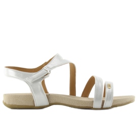 Bekväma damsandaler 7sfe85945 pärla grå