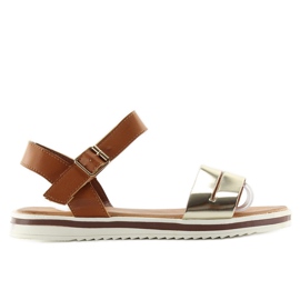 Sandaler med ankelstängning 7L151 brun