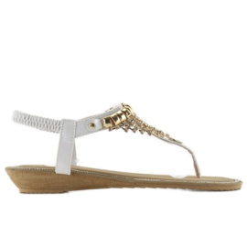 Sandaler rikt dekorerade 2017-32 vita