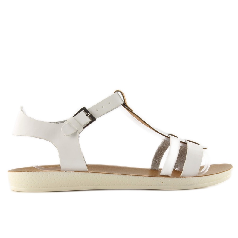 Sandaler med metallband 760 vit