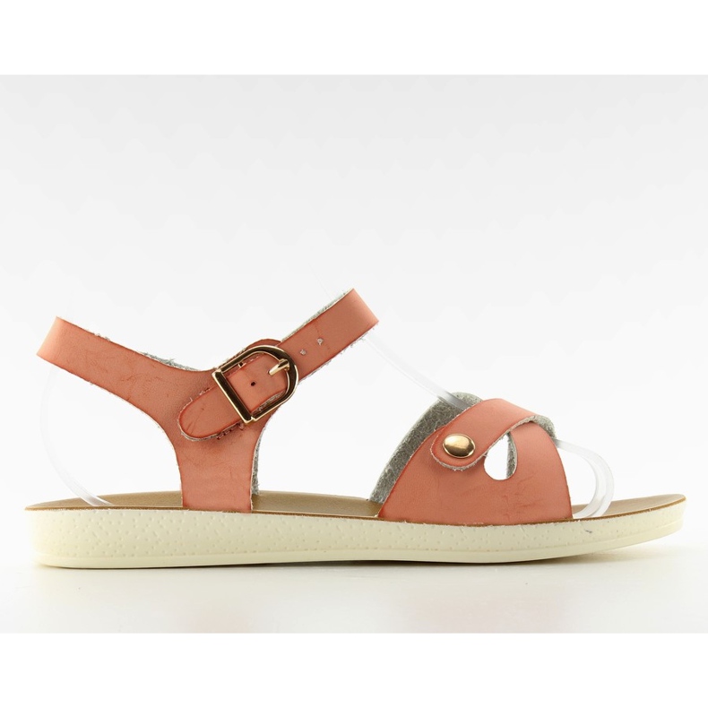 Bekväma damsandaler 761 rosa