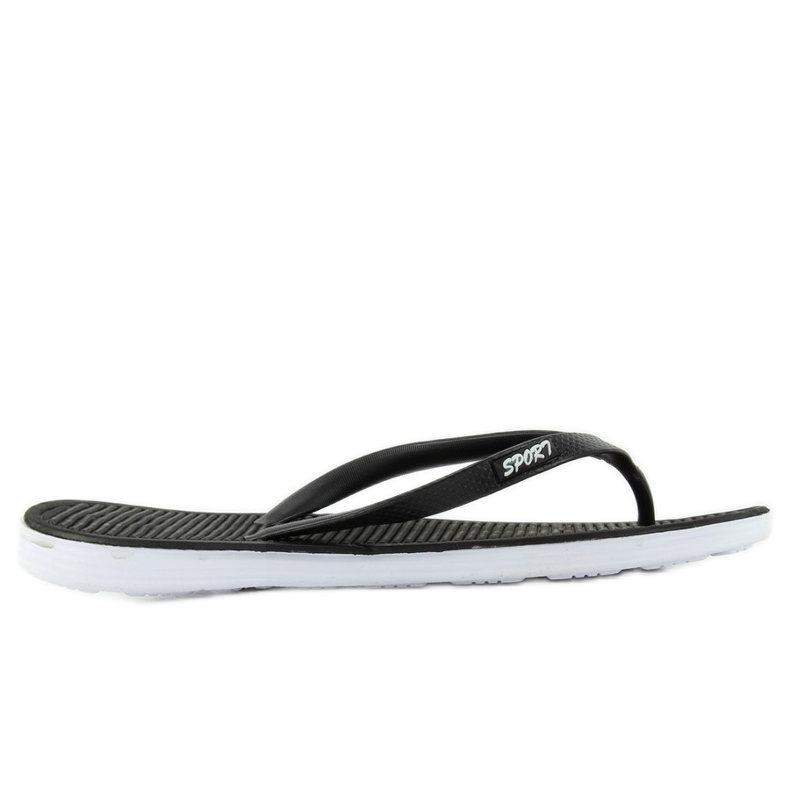 Pastellfärgade pooltofflor J1507 Svart