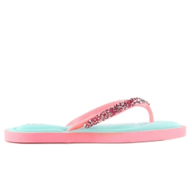 Flipflops på kudde pt93 Rosa blå