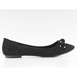 Roliga bollar C85p svarta ballerinor