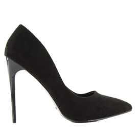 Klassiska pumps på stilettklack b3968j-pb Svart