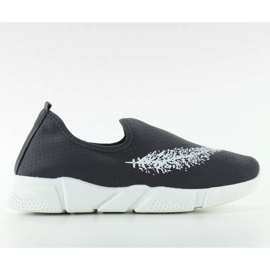 FC220 Grå fjäder-sneakers