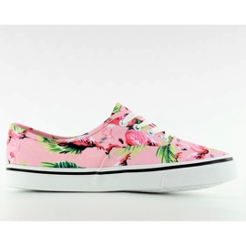 Sneakers med rosa Ka20 flamingos