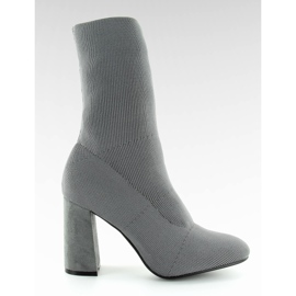 QQ-08 Grå stjärnstrumpor