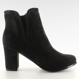 AL-1 stövlar i svart mocka