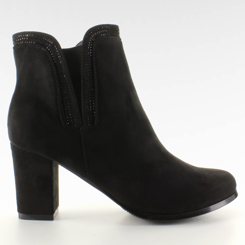 AL-1 stövlar i svart mocka