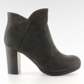 Snygga 6075-pg Gråa högklackat