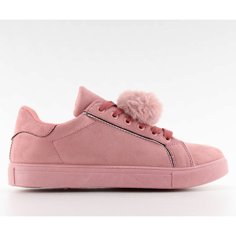 Sneakers med pompon K-90 Pink rosa
