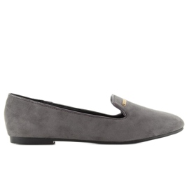 Klassisk mocka lj-1a79 grå lords