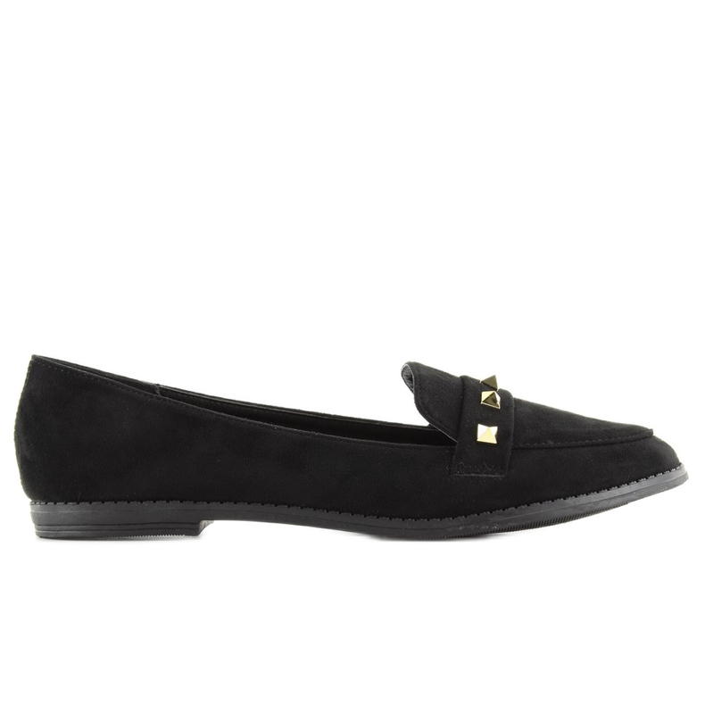 Dam loafers med nitar 888-5 svart