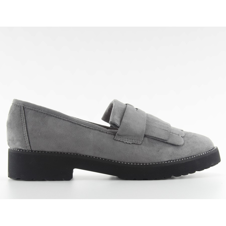 Dam loafers hög sula F173p grå