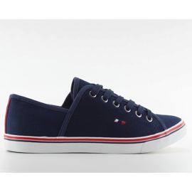 Canvas skor km1507-2 Navy marinblå