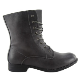 510-pa grå arbetsstövlar för kvinnor