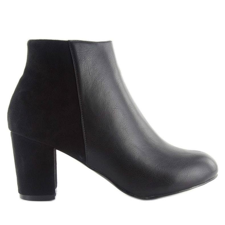 Högklackade damstövlar tr-8h8597-1 svart