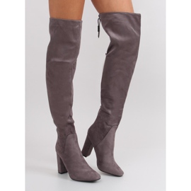 Over-the-knee boots C76P Grå