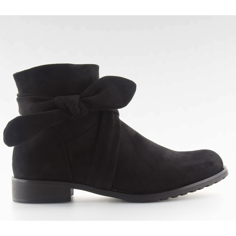 Stövlar med båge ES8508 svart