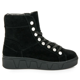 Betler Snörskor på plattformen svart