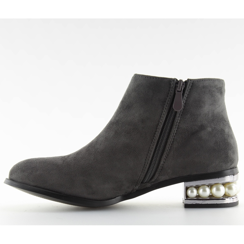 Stövlar Jodhpur stövlar med pärlor grågrå 33