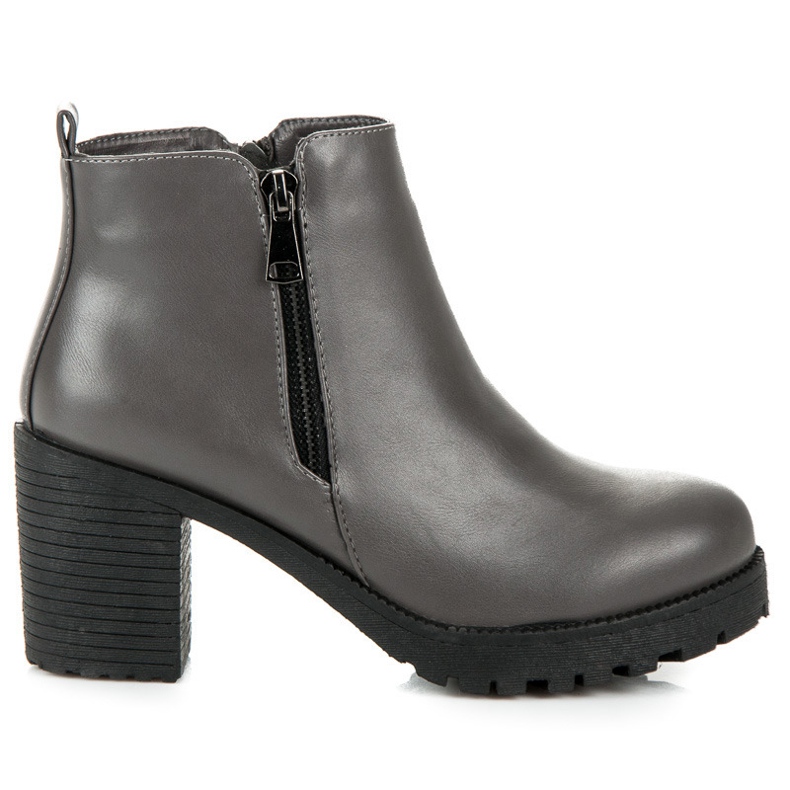 Vices New Collection Stövlar med dragkedja grå