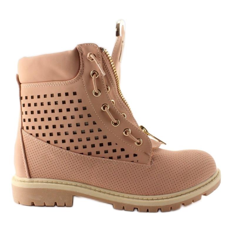 Öppen balsam, guld dragkedja, R103 Rosa