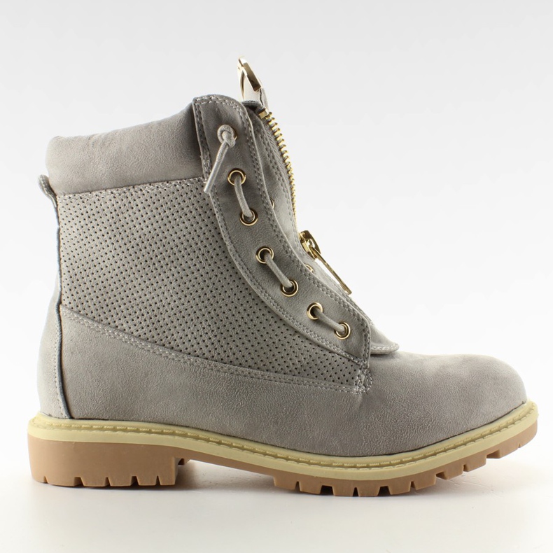 Grå balmanjackor i mocka 2051 Grå