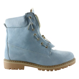 Blå mocka balman skor NC50 L. Blå