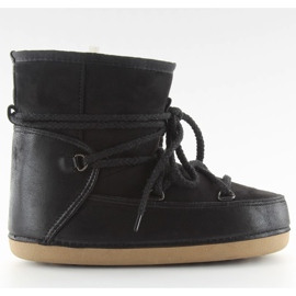 HW9500 Black moon snöstövlar svart