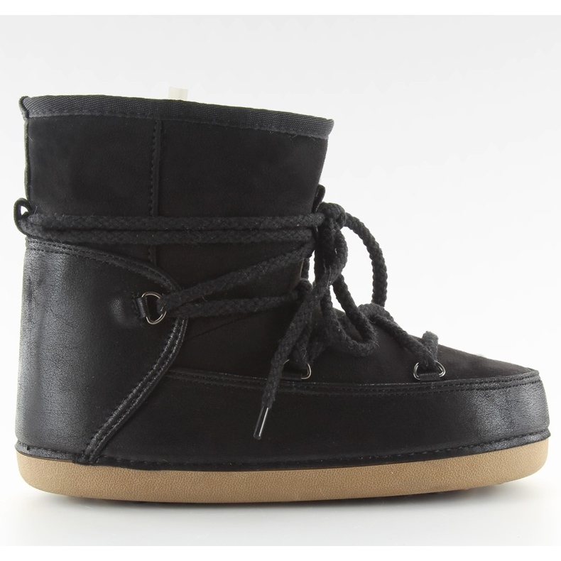 HW9500 Black moon snöstövlar svart