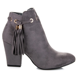 Cm Paris Boho -stövlar i mocka grå