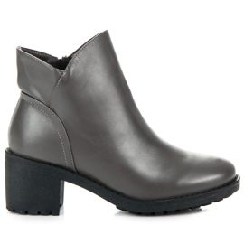 Vices New Collection Stövlar på en bred stolpe grå