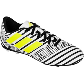 Adidas Nemeziz 17.4 FxG Jr S82459 fotbollsskor mångfärgad vit