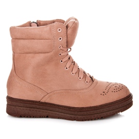 Vices Snörskor på plattformen rosa