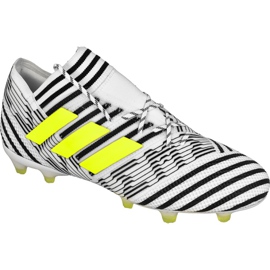 Adidas Nemeziz 17.1 Fg M BB6075 fotbollsskor mångfärgad vit