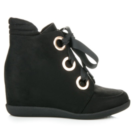 Kylie Ankelkängor med band svart