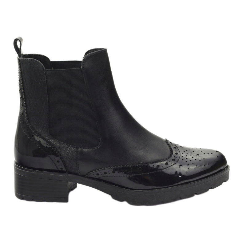 Caprice ankelboots Jodhpur stövlar damskor 25405 svart