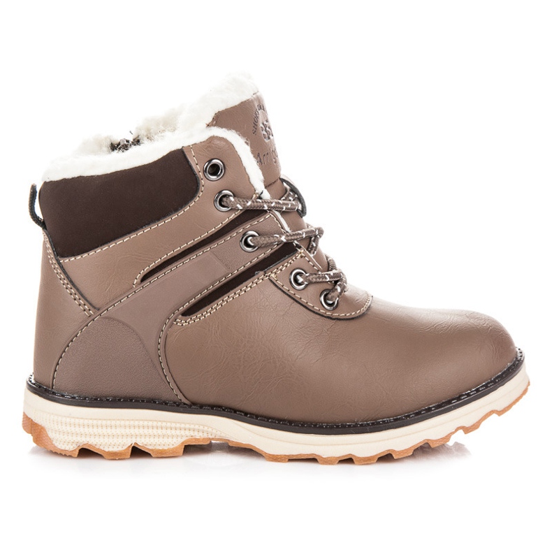 Arrigo Bello Varm trappare på dragkedjan brun