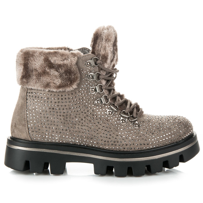 Kylie Snygga stövlar med skydd brun