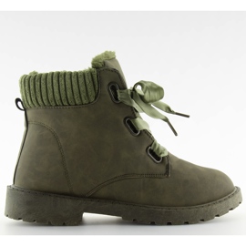 Gröna verdeoscuro-isolerade vandringskängor